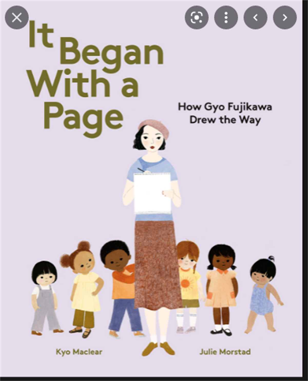 It Began with a Page- by Kyo Maclear, illustrated by Julie Morstad 