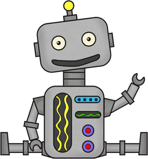 cartoon robot